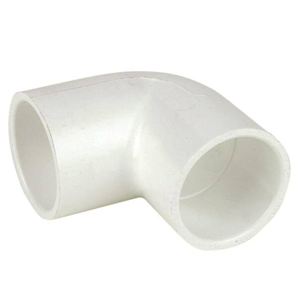 HYDROMAXX 1-1/2 in. Schedule 40 PVC Pipe 90-Degree Elbow Fitting - Slip x Slip (25-Pack)