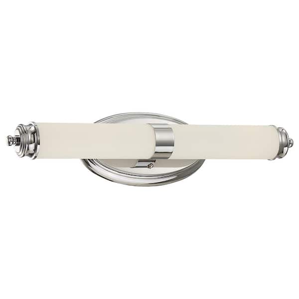 Access Lighting - Madison 4.5 in. Chrome LED Vanity Light Bar with Opal Glass Shade