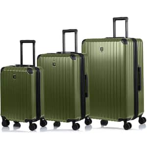 Element 28 in. 24 in. 20 in. Green Hardside Luggage Set with Spinner Wheels (3-Piece)