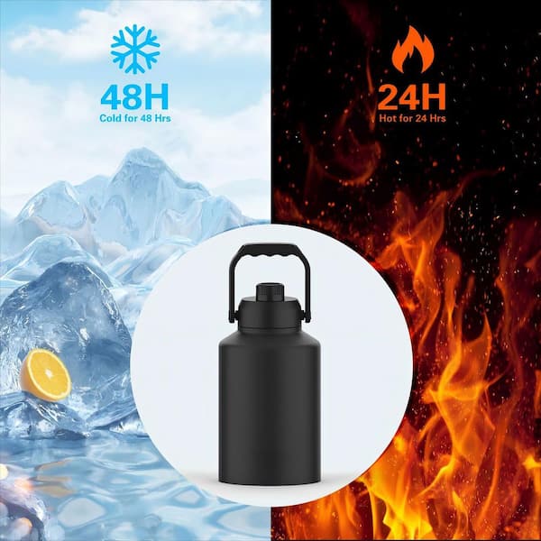 古南蛮　大壺　水注　31cm 　U990 OGETFUUR 4 qt. Water Bottle Insulated with Handle, Stainless Steel