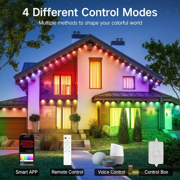 72-Light 100 ft. Outdoor Plug-In Integrated LED Novelty String-Light