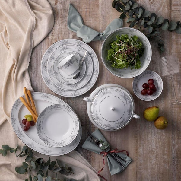 Noritake Sweet Leilani 5-Piece (White) Porcelain Place Setting