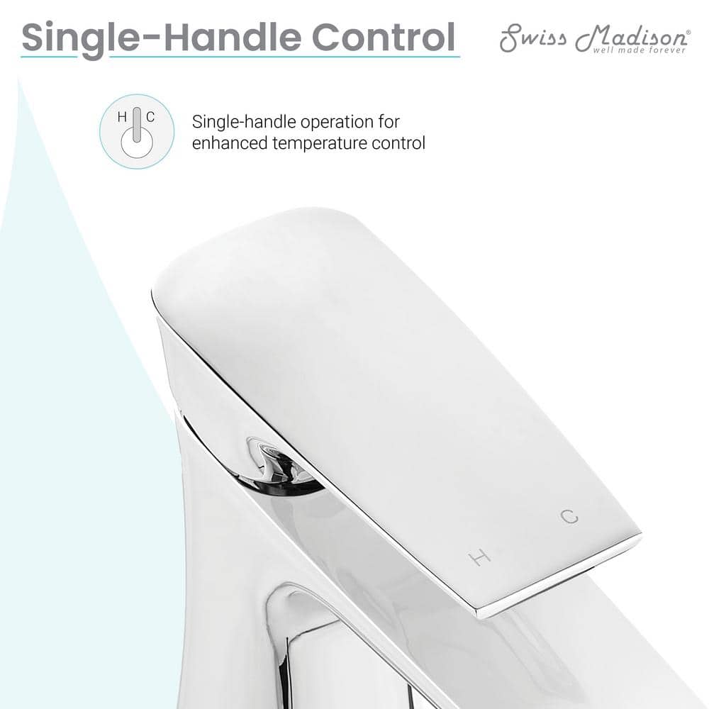 Monaco Chrome Single-Handle Bathroom Faucet