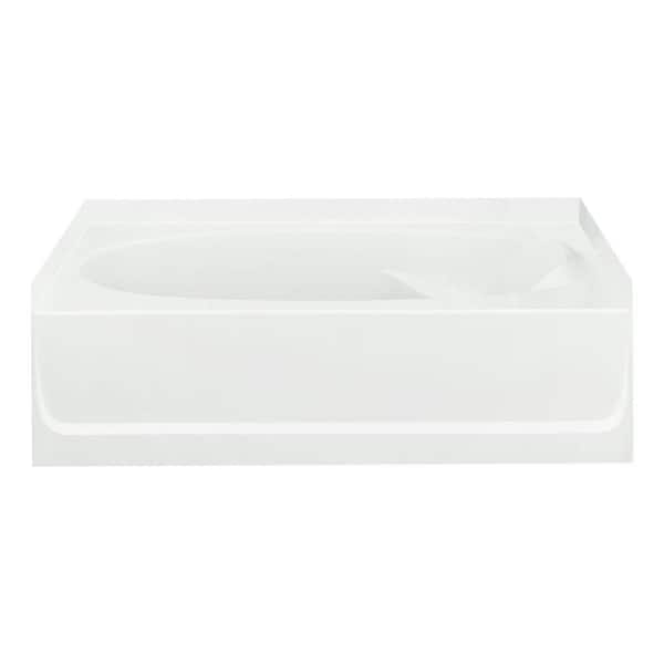 STERLING Ensemble 5 ft. Left Drain Rectangular Alcove Bathtub in White