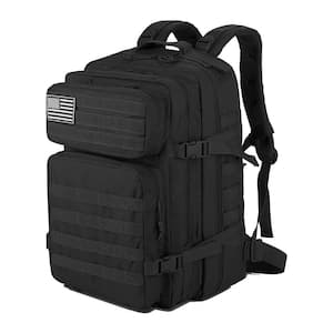 19 in. Black Military 3P Tactical 45L Backpack, Army 3-Day Assault Pack