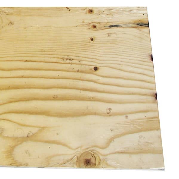 15/32 in. x 4 ft. x 8 ft Sheathing Plywood ( Actual: 0.438 in. x 48 in. x  96 in.) 20159 - The Home Depot