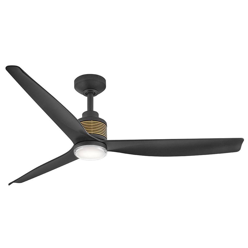 Oris 52.0 in. Indoor/Outdoor Matte Black Integrated LED Ceiling Fan with Remote Control price history on PriceWatchPro