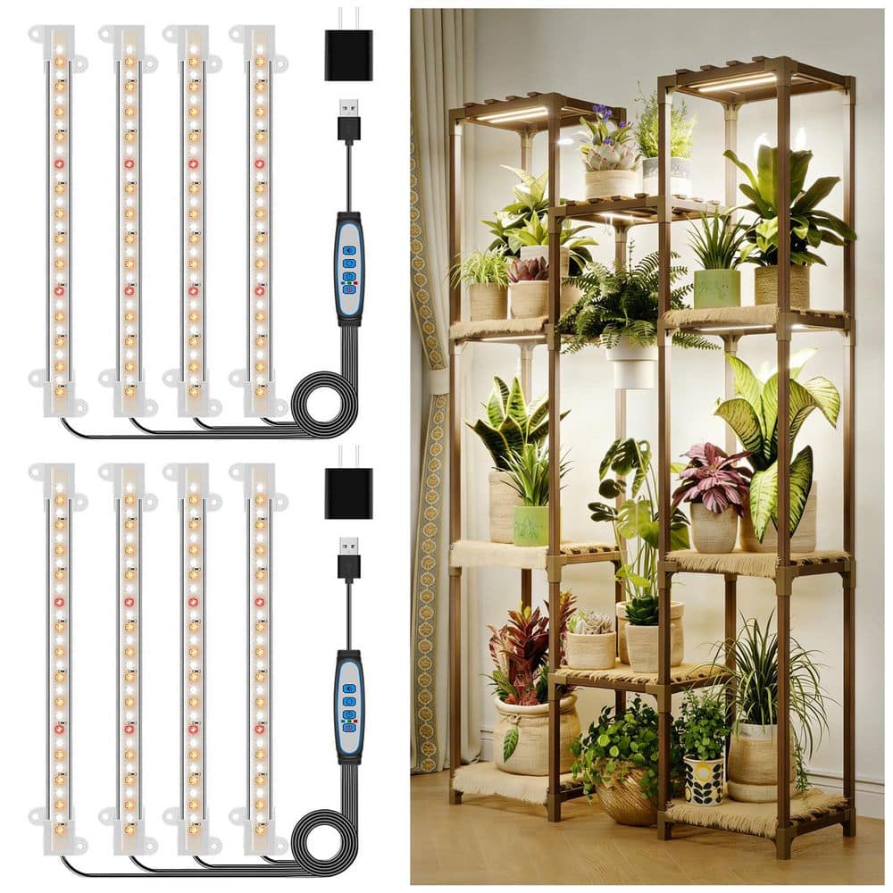 BeamBox 8 in. 10-Watt Full-Spectrum Dimmable LED Grow Light Strips