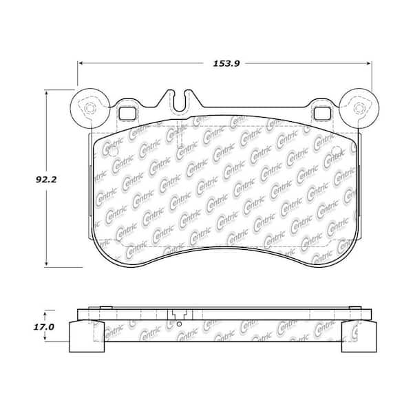 Centric Parts Disc Brake Pad Set