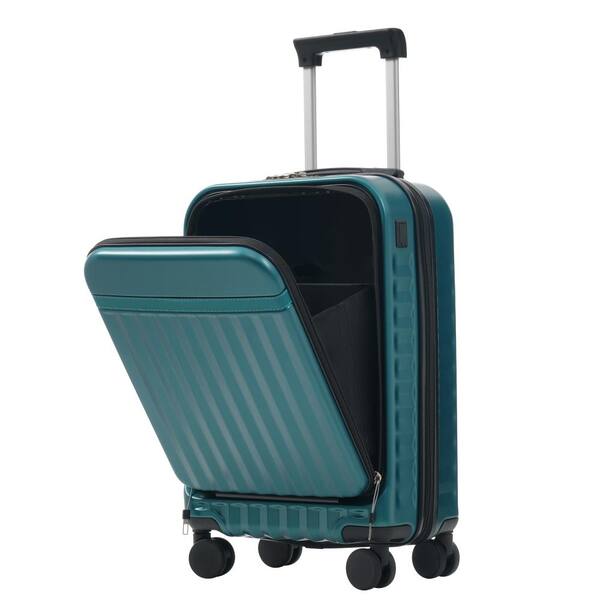 Flynama 3-Piece Front Opening Hardside Luggage Set, USB Port