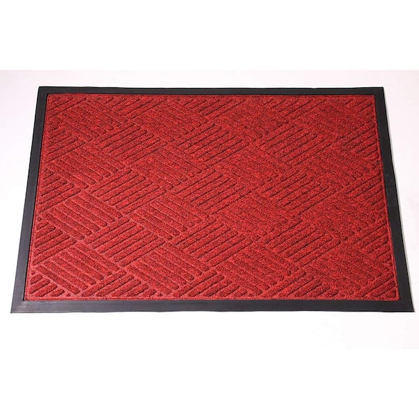 Unbranded Rhino Mats - OPUS Red 24 in. x 36 in. Entrance Mat