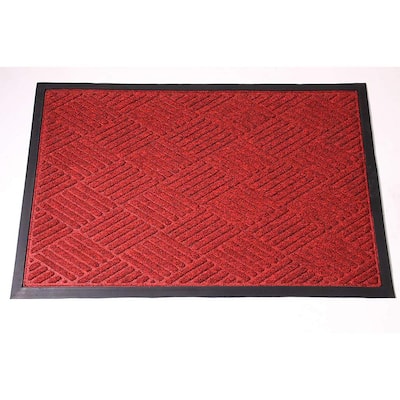 Non-Slip Floor Mat Doormats Living Dining Room Bedroom Dorm Home Decor 15.7 X 23.5 in Red Crown Area Rugs 