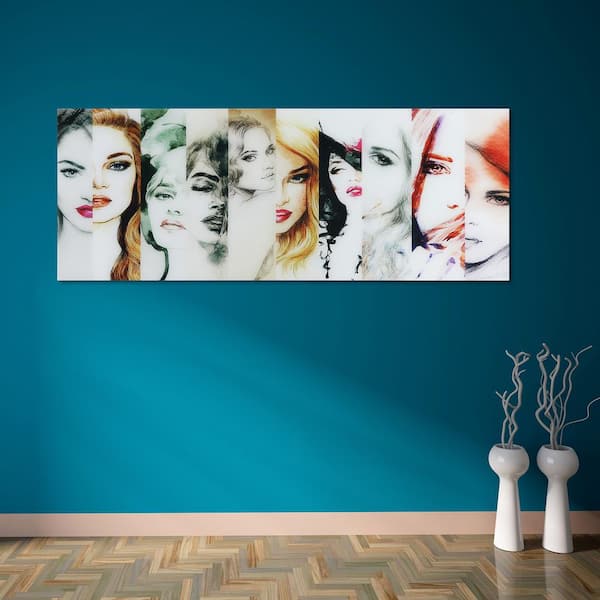 Empire Art Direct "Female" Frameless Free Floating Tempered Art Glass by EAD Art Coop Wall Art