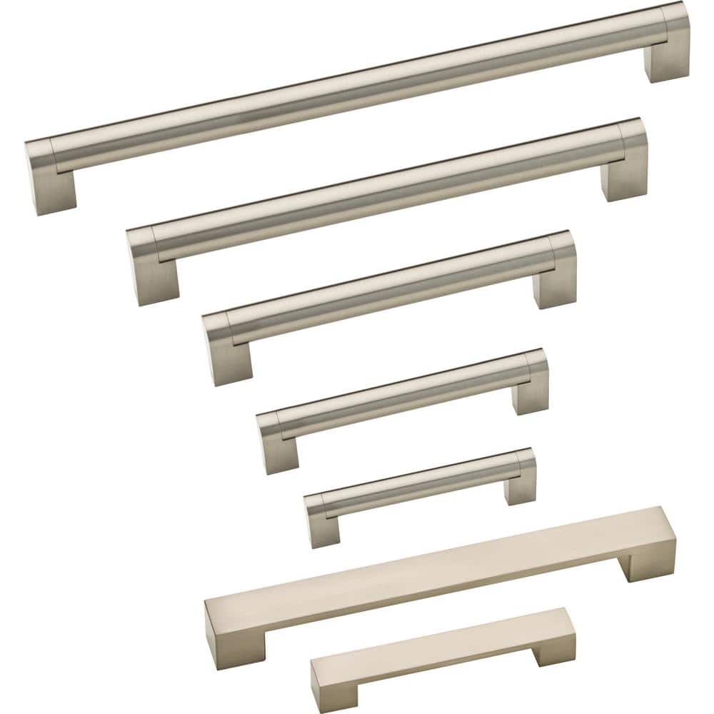 Stainless Steel Modern Bar Pull with Mounting Hardware