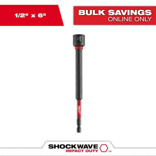 SHOCKWAVE Impact Duty 1/2 in. x 6 in. Alloy Steel Magnetic Nut Driver (1-Pack)