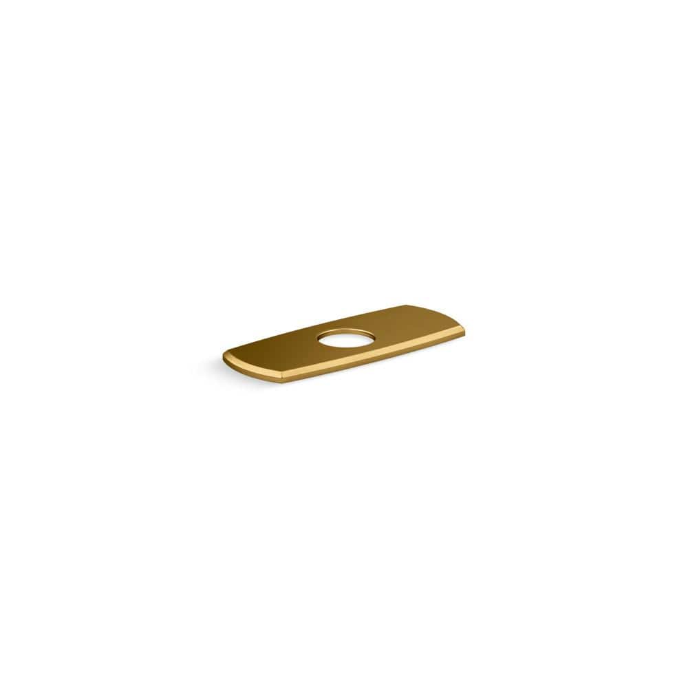 Occasion 2.69 in. Metal Escutcheon Plate in Vibrant Brushed Moderne Brass price history on PriceWatchPro