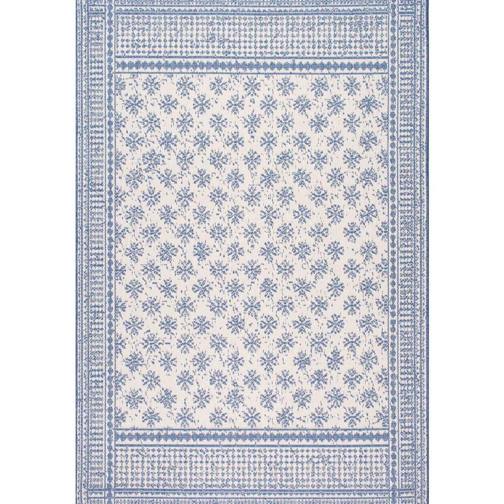 Farmhouse 7' x 9' Oval Traditional Tweed Indoor Outdoor Checkered Geometric Braided Rug Rustic Handcrafted Textured Durable Polypropylene Reversible Federal Blue Area Rug for Living Room & Patio Farmhouse 7' x 9' Oval Traditional Tweed Indoor Outdoor Checkered Geometric Braided Rug Rustic Handcrafted Textured Durable Polypropylene Reversible Federal Blue Area Rug for Living Room & Patio