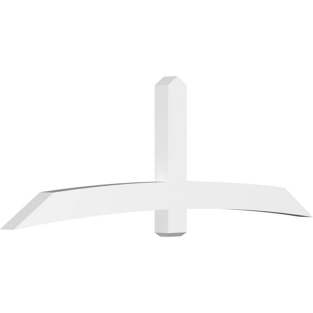 96 in. W x 32 in. H x 4 in. D x 6 in. F, 8/12 Pitch, Bellingham Signature Urethane Gable Bracket, Primed Tan price history on PriceWatchPro