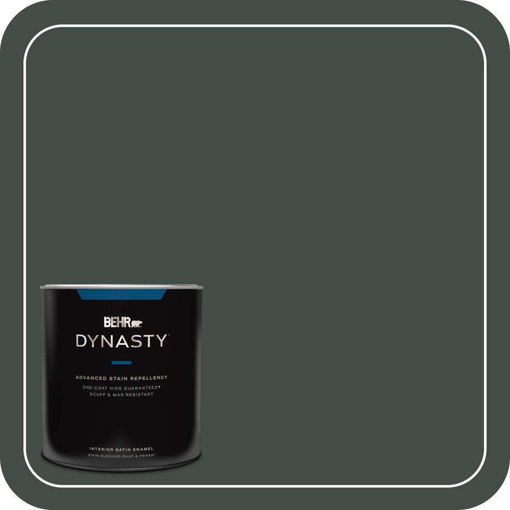 1 qt. Home Decorators #HDC-CL-21 Sporting Green Satin Enamel Interior Stain-Blocking Paint and Primer price history on PriceWatchPro