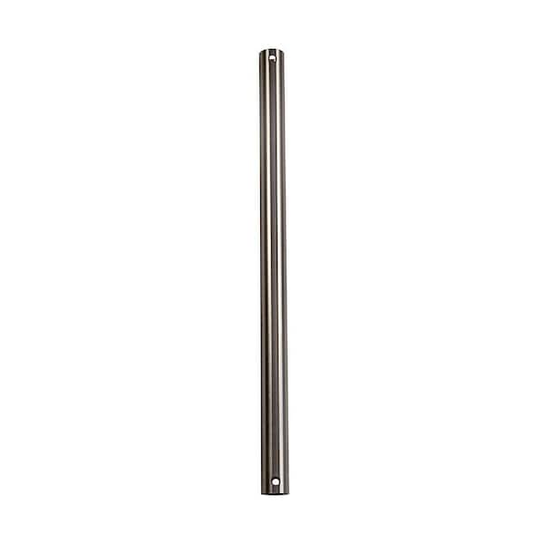 ARRANMORE LIGHTING & FANS 18 in. Brushed Nickel Steel Extension Downrod