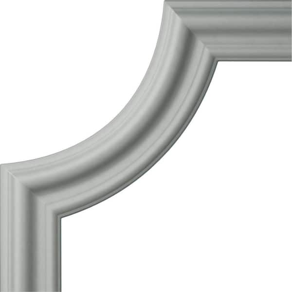 3/4 in. x 10-1/2 in. x 10-1/2 in. Urethane Seville Panel Moulding Corner (Matches Moulding PML01X00SE)