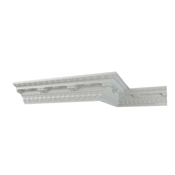 Elijah 3.375 in. D x 4.5 in. W x 96 in. L Polyurethane Crown Moulding