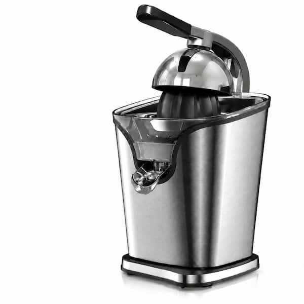 150W Electric Citrus Juicer with 2 Cones Stainless Steel Quiet Orange Lemon Lime Extractor