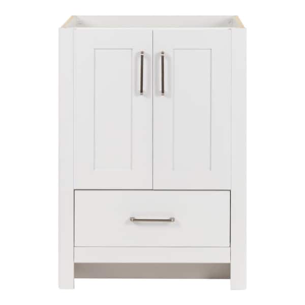Home Decorators Collection Westcourt 24 in. W x 22 in. D x 34 in. H Bath Vanity Cabinet without Top in White