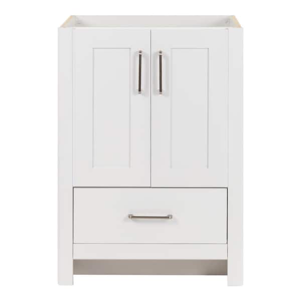 Home Decorators Collection Westcourt 24 in. W x 22 in. D x 34 in. H Bath Vanity Cabinet without Top in White