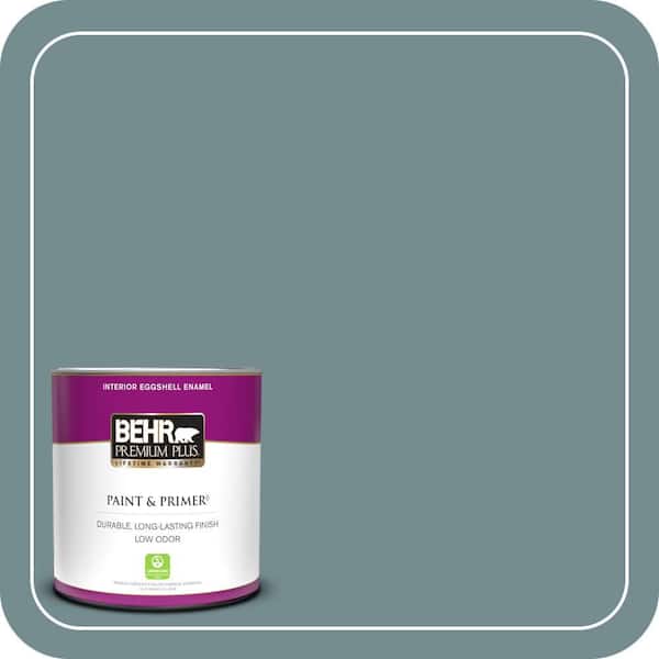 BEHR PREMIUM PLUS 1 qt. #PPF-46 Leisure Time Eggshell Enamel Low Odor Interior Paint & Primer