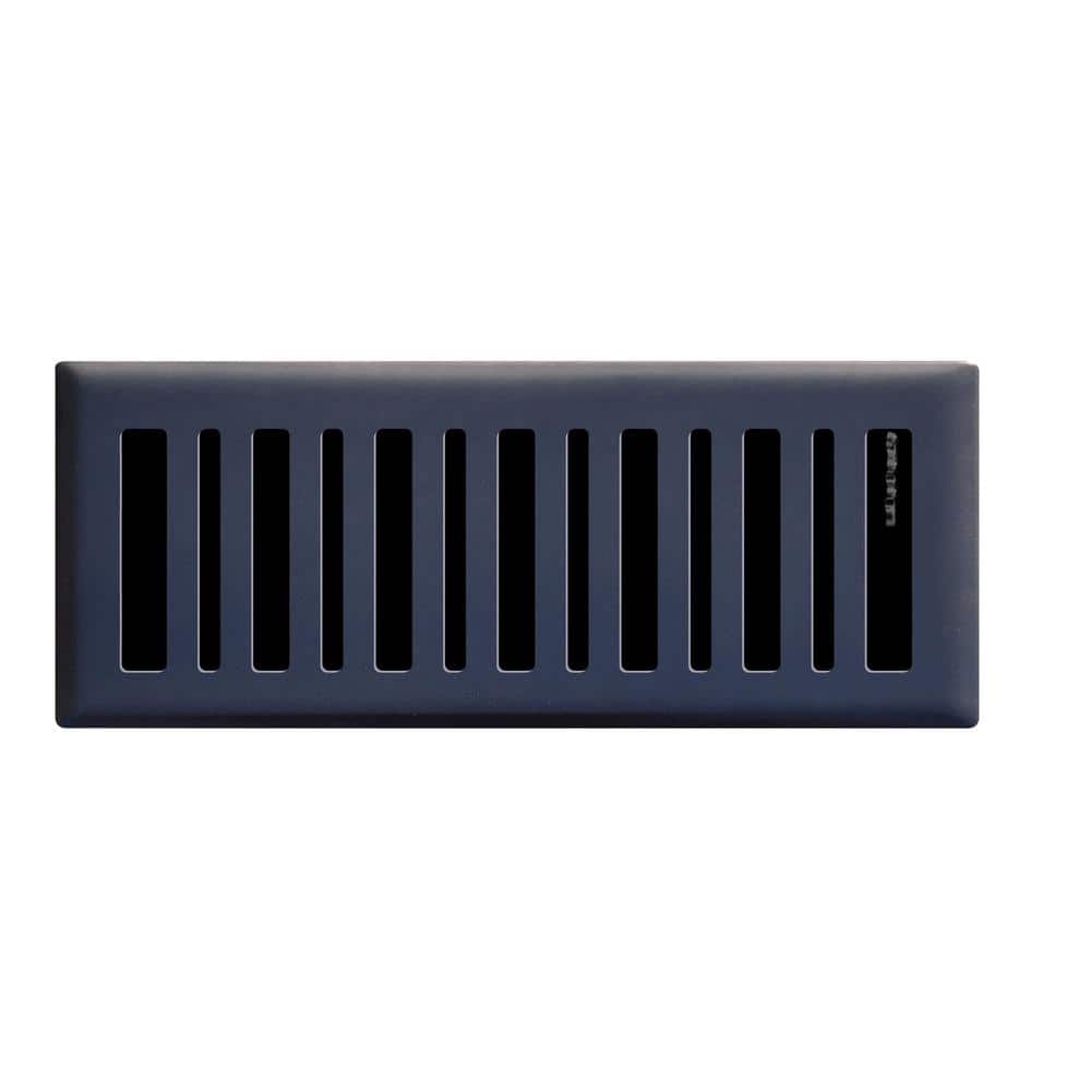 4 in. x 12 in. Contemporary Floor Register , Matte Black price history on PriceWatchPro