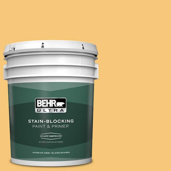 BEHR ULTRA 5 gal. #T14-19 Sunday Afternoon Extra Durable Semi-Gloss Enamel Interior Paint & Primer