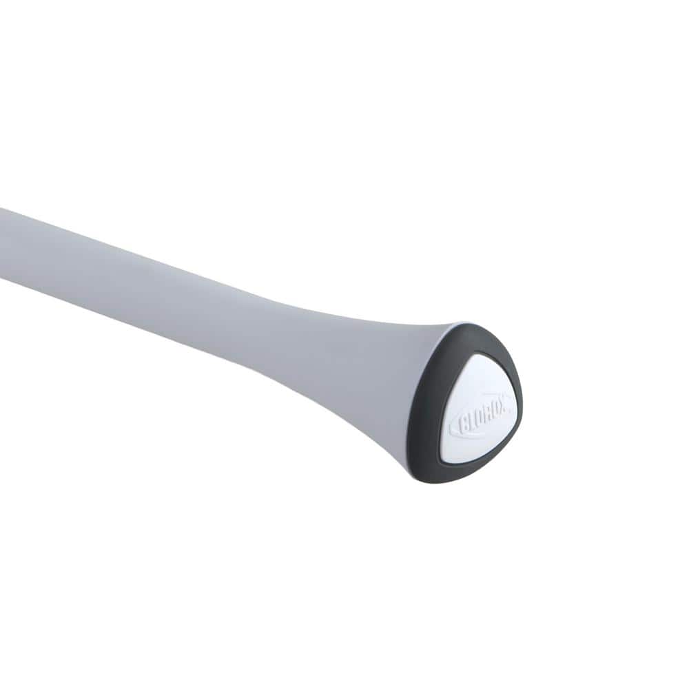 White Ergonomic Toilet Plunger with Hideaway Caddy