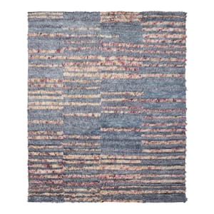 Shag Multi-Colored 9 ft. 6 in. x 13 ft. 6 in. Area Rug