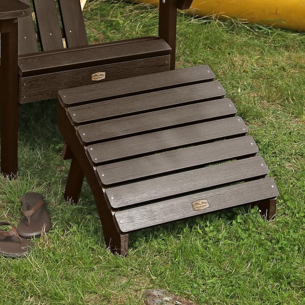 Essential Canyon Recycled Plastic Outdoor Folding Ottoman