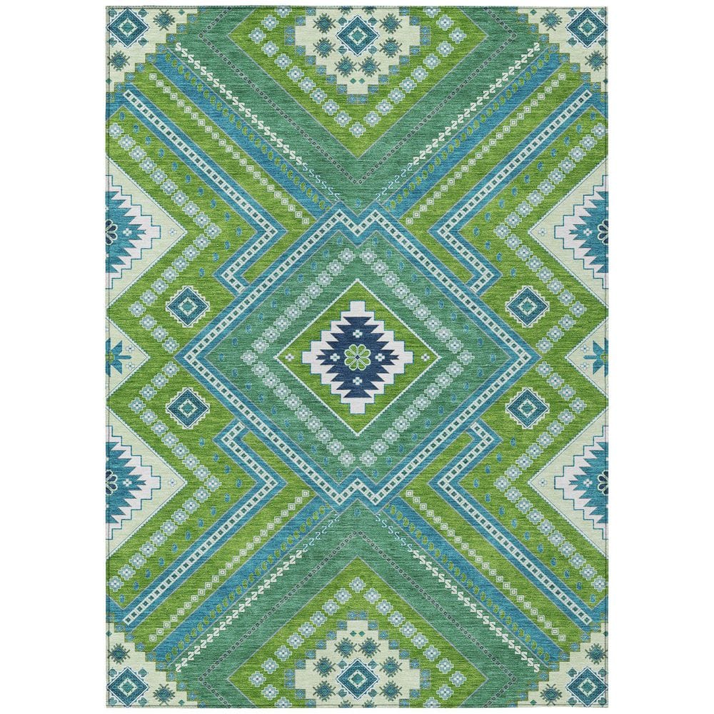Addison Rugs Chantille Machine Washable Indoor/Outdoor Abstract ACN1010 ...
