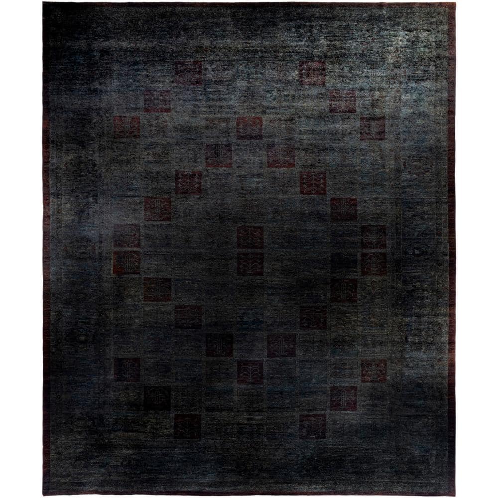 Fine Vibrance Gray 12 X 18 Hand-Knotted Wool Indoor Area Rug price history on PriceWatchPro