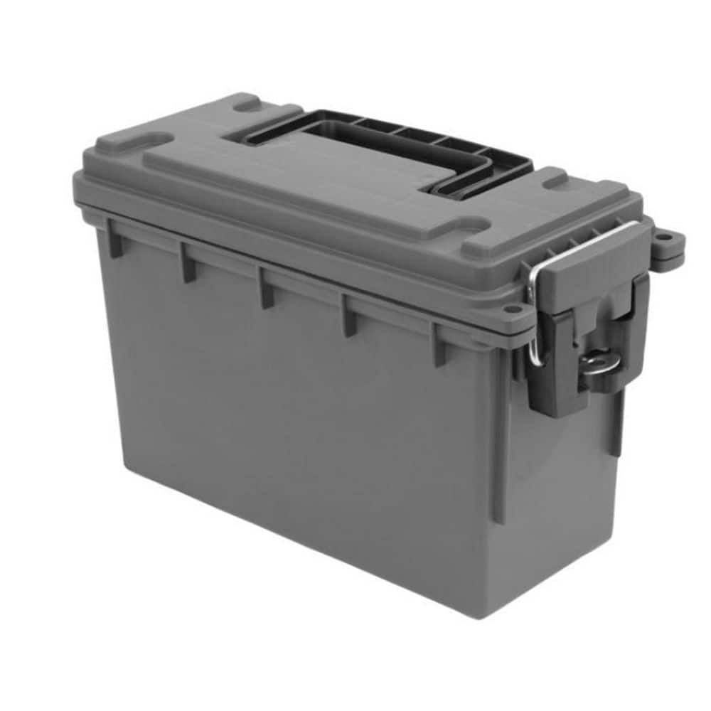 Gray Plastic 30 Cal Lockable and Stackable Field Storage Box with Handle price history on PriceWatchPro