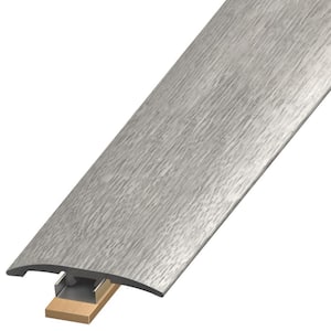Polished Pro Silver Linings 0.25 in. T x 2 in. W x 94 in. L 3-in-1 Transition Molding