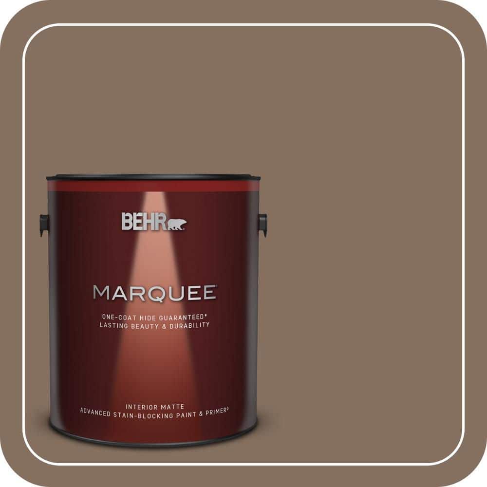 1 gal. #N230-6 Whiskey Barrel One-Coat Hide Matte Interior Paint & Primer price history on PriceWatchPro