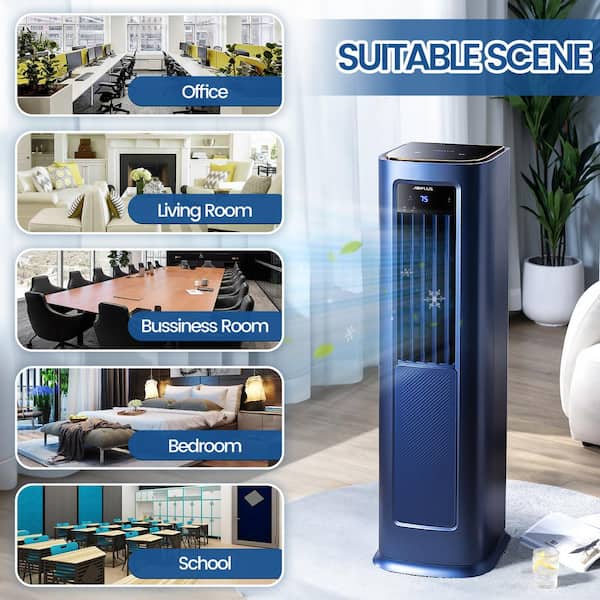 Elexnux 9,000 BTU (DOE) Portable Air Conditioner Cools 1,000