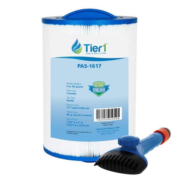 Tier1 6 in. Dia Pool Filter Cartridge Replacement for Waterways 817-0050, PWW50, FC-0359,6CH-940