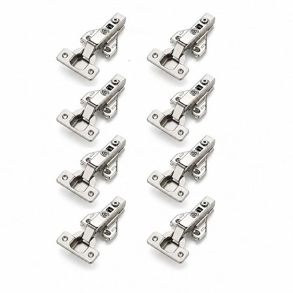 10 Pack Concealed Kitchen Cabinet Hinges 105° Soft Close Adjustable Cabinet Door Hinges for Face Frame Cabinet