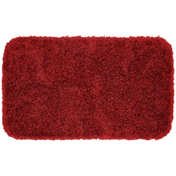Garland Rug Serendipity Chili Pepper Red 24 in. x 40 in. Washable Bathroom Accent Rug