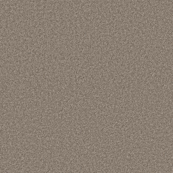 Home Decorators Collection Enchanted - Color Pebble 61 oz Polyester Texture Brown Carpet - Installation Required