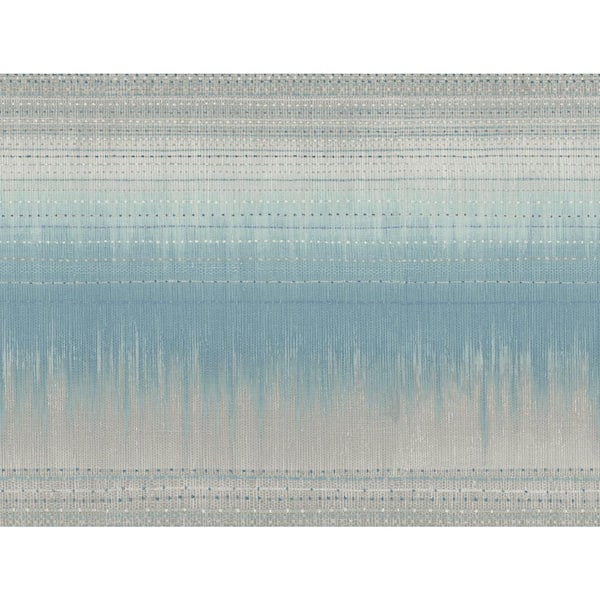 York Wallcoverings 60.75 sq.ft. Blue Desert Textile Wallpaper