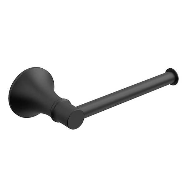 Sadira Wall mounted Single Post Toilet Paper Holder in Matte Black