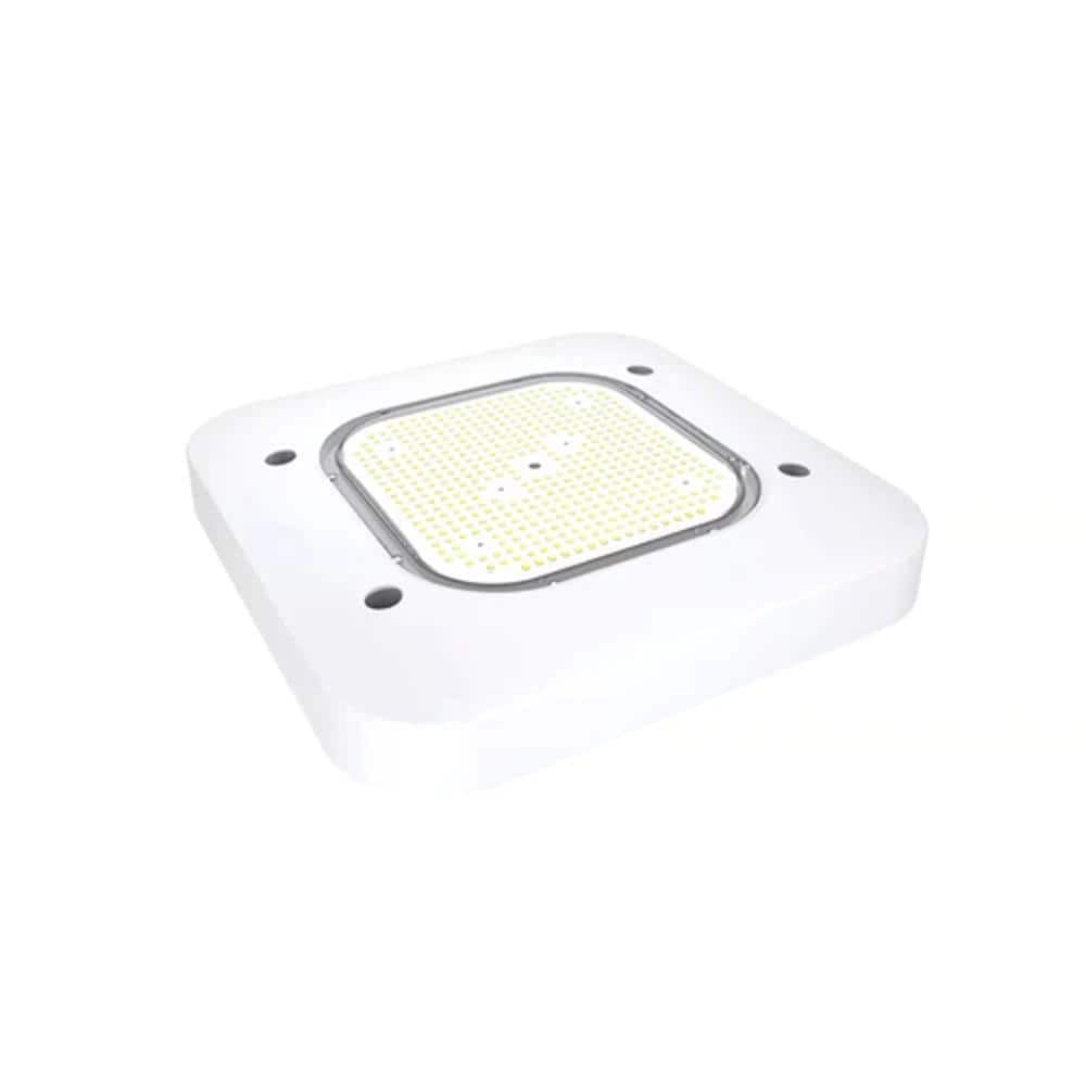 Yale 2nd Gen 150- Watt Equivalent Integrated LED White Petroleum Area Canop