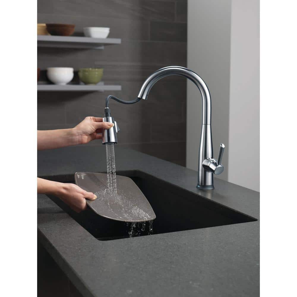 Stainless Steel Pull-Down Kitchen Faucet with Touch Technology