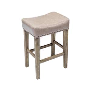 Hillsdale Furniture Arabella 25.25 in. Distressed Gray and Ecru